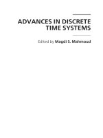 Tài liệu ADVANCES IN DISCRETE TIME SYSTEMS docx