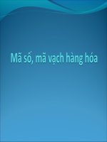 Mã số, mã vạch hàng hóa