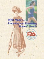 Tài liệu 100 Years Of Protecting And Promoting Women''''s Health pptx