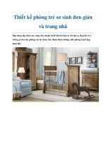 Tài liệu Thiết kế phòng trẻ sơ sinh đơn giản và trang nhã docx