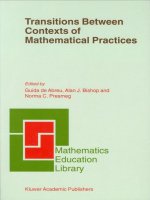 Tài liệu Transitions Between Contexts of Mathematical Practices pdf