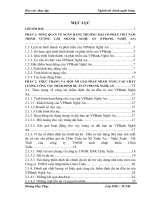 BÁO CÁO THỰC TẬP TỐT NGHIỆP: Nâng cao chất lượng công tác thẩm định dự án đầu tư tại Ngân hàng VP bank-SV: HOÀNG HUY THỤC