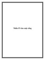 Tài liệu Nhấn F5 cho cuộc sống doc