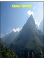 P6  địa hình và cảnh quan trái đất