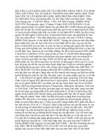 Tài liệu Nhận thức của sinh viên về HIV/AIDS doc