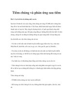 Tài liệu Tiêm chủng và phản ứng sau tiêm doc