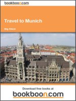 Tài liệu Travel to Munich doc