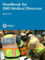 Tài liệu Handbook for EMS Medical Directors doc