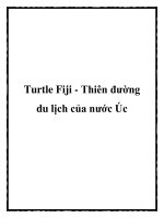 Tài liệu Turtle Fiji - Thiên đường du lịch của nước Úc docx