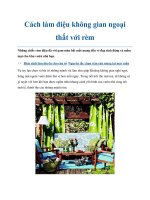 Tài liệu Cách làm điệu không gian ngoại thất với rèm pdf