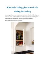 Tài liệu Khai thác không gian lưu trữ của những bức tường doc