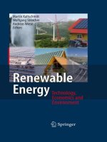 Tài liệu Renewable Energy Technology , and Environment Economics doc