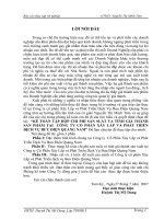 báo cáo kế toán chi phí và tính giá thành sản phẩm