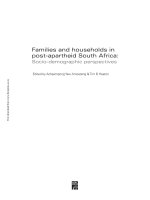 Tài liệu Families and Households in Post-apartheid South Africa docx