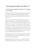 Tài liệu Khả năng khử nhiễu trên Nikon V1 docx