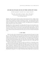 Tài liệu Mô hình đại số quan hệ của hệ thống hướng đối tượng. potx