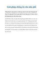 Tài liệu Giải pháp chống ồn cho nhà phố ppt