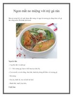 Tài liệu Ngon mắt no miệng với mỳ gà rán potx