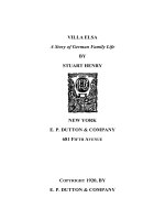 Tài liệu VILLA ELSA A Story of German Family Life pdf