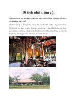 Tài liệu Di tích nhà trăm cột ppt