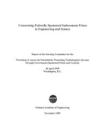 Tài liệu Concerning Federally Sponsored Inducement Prizes in Engineering and Science pdf