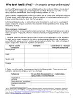 Tài liệu Who took Jerell’s iPod? -- An organic compound mystery pdf