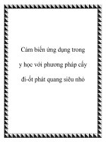 Tài liệu Cảm biến ứng dụng trong y học với phương pháp cấy đi-ốt phát quang siêu nhỏ pot