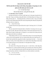 Tài liệu Thiết bị cảm biến đo lường truyền thông công nghiệp và ứng dụng vào việc giám sát, điều hành quá trình sản xuất pot