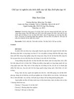 Chế tạo và nghiên cứu tính chất của vật liệu zno pha tạp al và mn