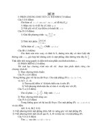 Tài liệu Đề thi thử tốt nghiệp trung học phổ thông - Đề 59 ppt