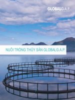 Tài liệu NUÔI TRỒNG THỦY SẢN GLOBALG.A.P. potx