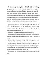 Tài liệu Ý tưởng khuyến khích bé tư duy pptx