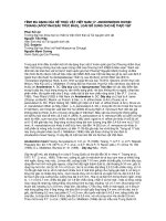 Tài liệu TÍNH ĐA DẠNG CỦA HỆ THỰC VẬT VIỆT NAM 17. ANODENDRON HOWII TSIANG (APOCYNACEAE TRÚC ĐÀO), LOÀI BỔ SUNG CHO HỆ THỰC VẬT doc