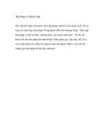 Tài liệu Thư Pháp và Nhân Cách doc