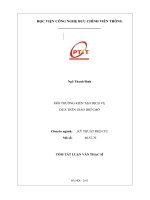 Môi trường kiến tạo dịch vụ dựa trên giao diện mở