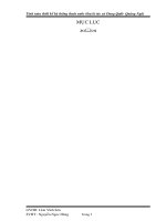 tính toán thiết kế hệ thống thoát nước khu kí túc xá dung quất-quãng ngãi