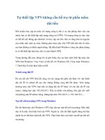 Tài liệu Tự thiết lập VPN không cần hỗ trợ từ phần mềm đắt tiền ppt