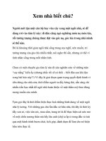 Tài liệu Xem nhà biết chủ? ppt