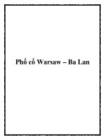 Tài liệu Phố cổ Warsaw – Ba Lan pptx