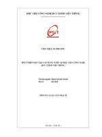 Phát triển đào tạo cao đẳng nghề tại học viện công nghệ bưu chính viễn thông