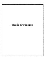 Tài liệu Thuốc từ râu ngô docx