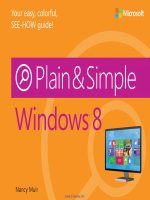 Tài liệu Windows 8 Plain & Simple pot