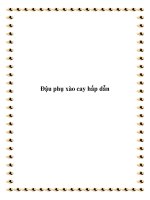 Tài liệu Đậu phụ xào cay hấp dẫn doc