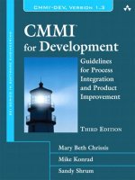 Tài liệu CMMI for Development, 3rd Edition ppt