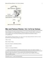 Tài liệu Great Men and Famous Women. Vol. 5 of 8 docx
