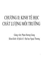 Tài liệu KINH TẾ HỌC CHẤT LƯỢNG MÔI TRƯỜNG pdf