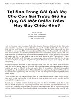 Tài liệu Tại Sao Trong Gói Quà Mẹ Cho Con Gái Trước Giờ Vu Quy Có Một Chiếc Trâm Hay Bảy Chiếc Kim? doc