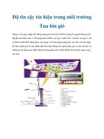 Tài liệu Độ tin cậy tín hiệu trong môi trường Tua bin gió potx