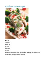 Tài liệu Cá hấp củ sen thơm ngon doc