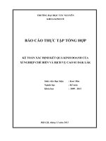 kế toán xác định kết quả kinh doanh tại công ty TNHH MTV cao su Đăk Lăk